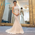 Organza Strapless Sleeveless Empire Waistline Wedding Dress Mermaid